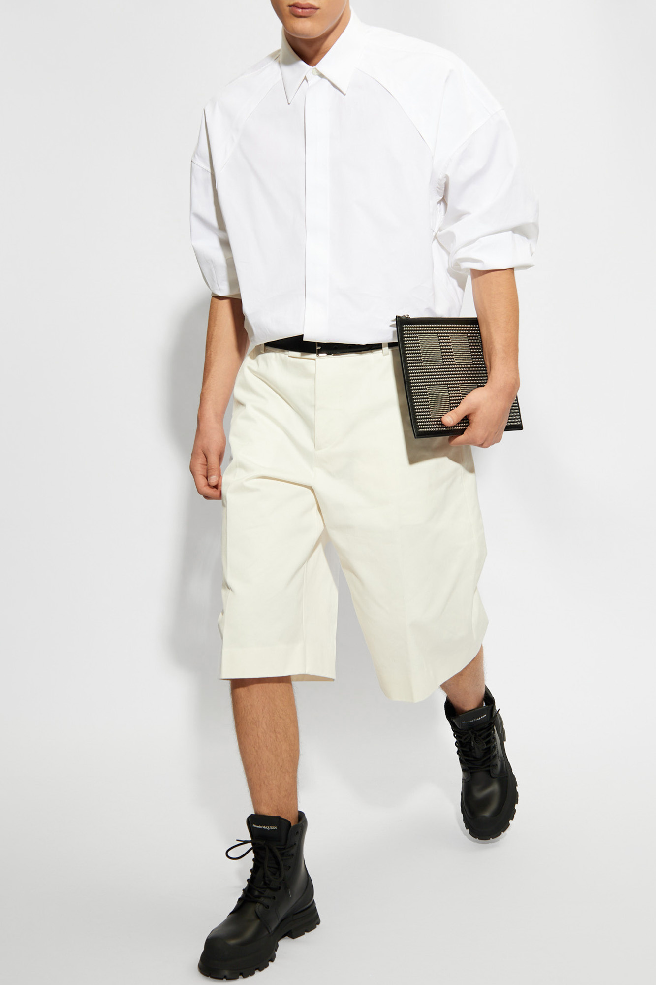 McQ // Alexander McQueen Dbl on sale Zip Shorts